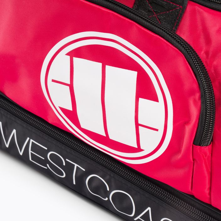 Men's training bag Pitbull West Coast Big Logo TNT black/red 4