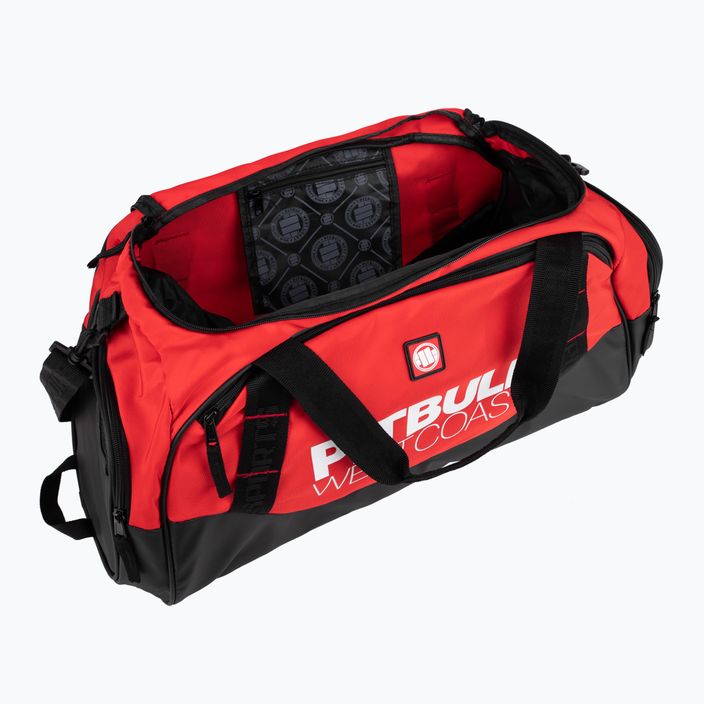 Men's training bag Pitbull West Coast Big Logo TNT black/red 10