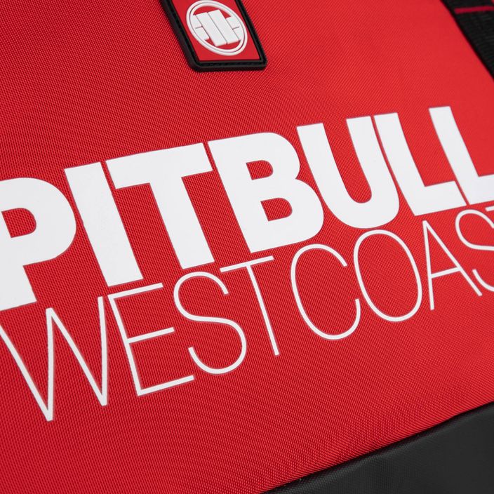 Men's training bag Pitbull West Coast Big Logo TNT black/red 12