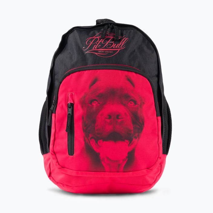 Men's backpack Pitbull West Coast Pitbull Ir black/red