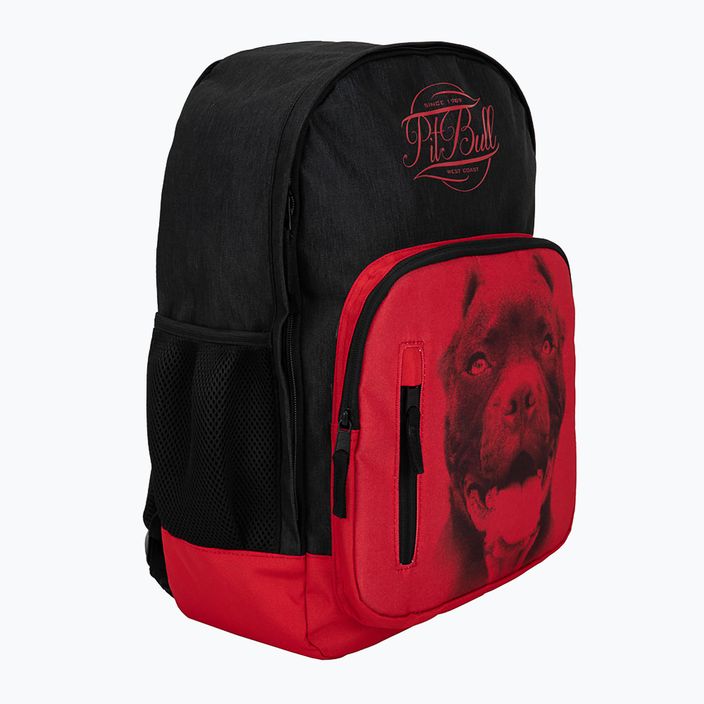 Men's backpack Pitbull West Coast Pitbull Ir black/red 9