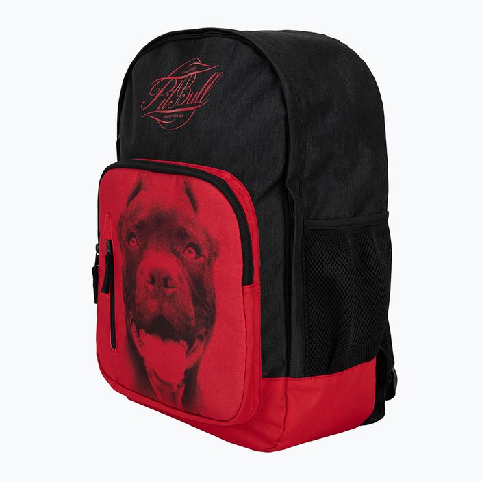 Men's backpack Pitbull West Coast Pitbull Ir black/red 12
