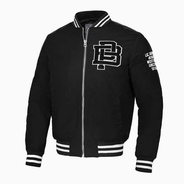 Men's jacket Pitbull West Coast Silverwing Padded Varsity black