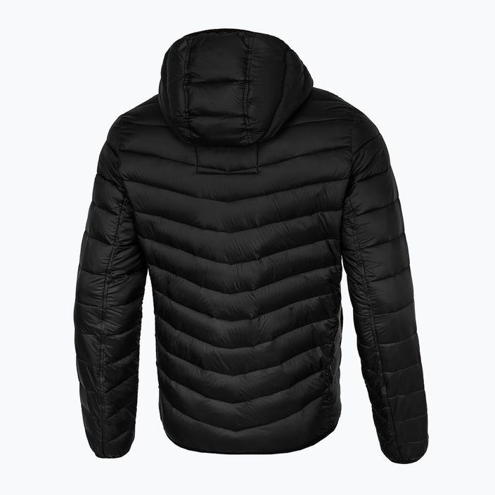 Men's down jacket Pitbull West Coast Royston Hooded Quilted black 2