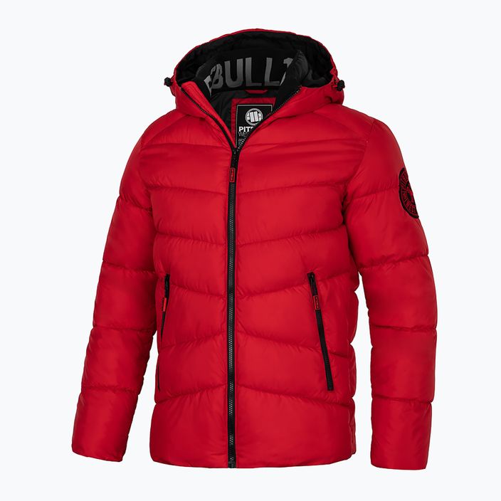 Men's down jacket Pitbull West Coast Mobley red 2