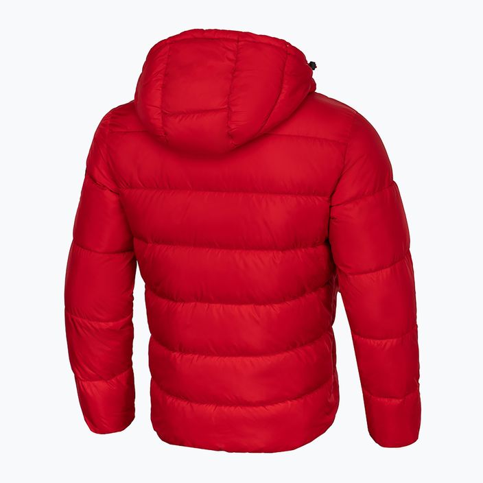 Men's down jacket Pitbull West Coast Mobley red 3