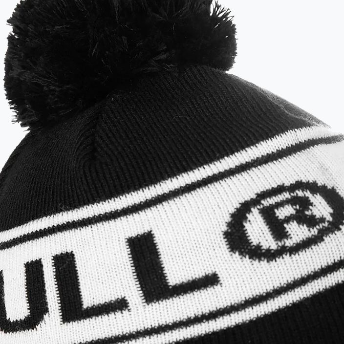 Pitbull West Coast winter beanie Vermel black/white 3