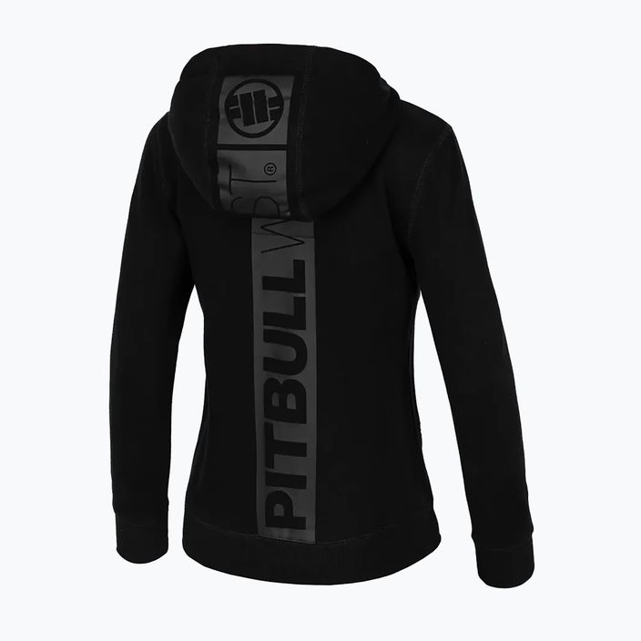 Women's Pitbull West Coast Zip Hilltop Hooded sweatshirt black 5