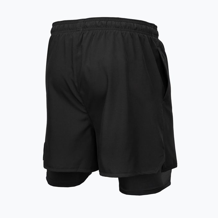 Men's training shorts Pitbull West Coast Performance Mesh 2 black 7