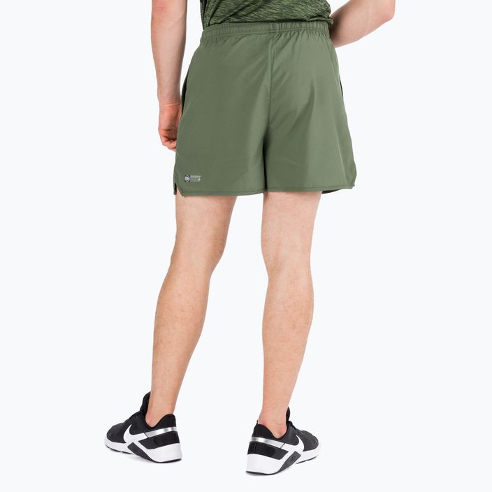 Men's training shorts Pitbull West Coast Performance Small Logo olive 5