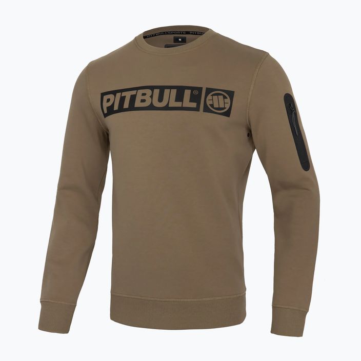 Men's sweatshirt Pitbull West Coast Beyer Crewneck coyote brown