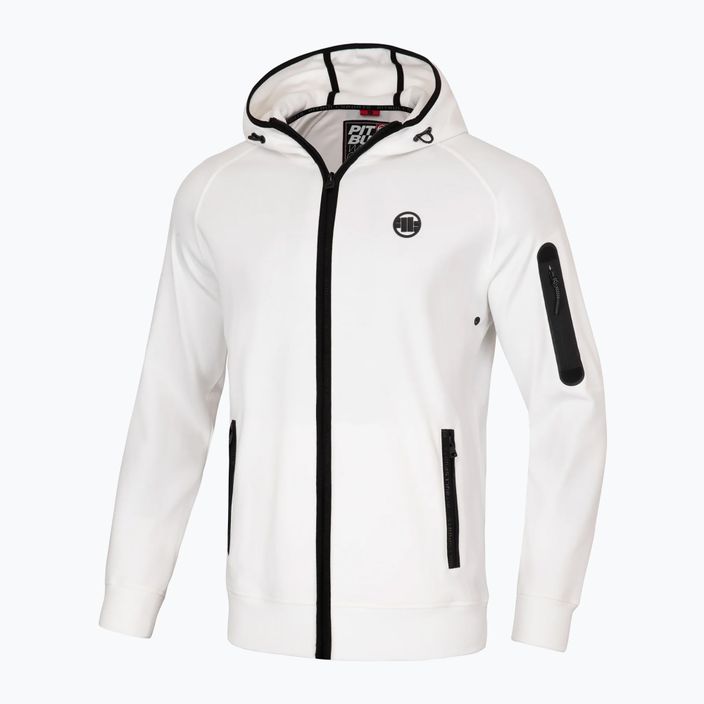 Men's sweatshirt Pitbull West Coast Hermes Hooded Zip off white 3
