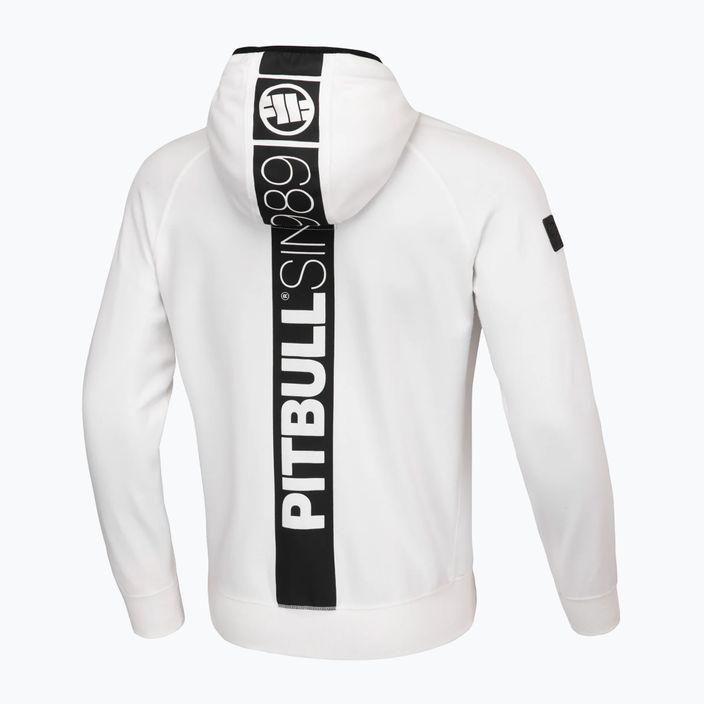 Men's sweatshirt Pitbull West Coast Hermes Hooded Zip off white 4