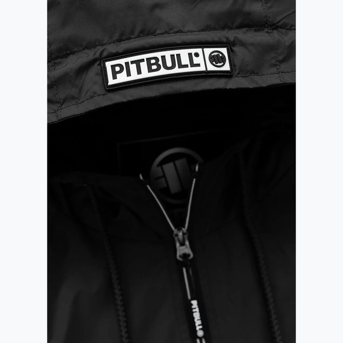 Men's Pitbull West Coast Athletic Logo Hooded Nylon jacket black 7