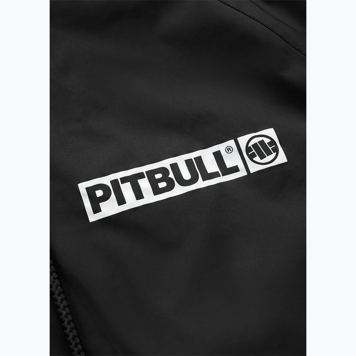 Men's Pitbull West Coast Athletic Logo Hooded Nylon jacket black 8