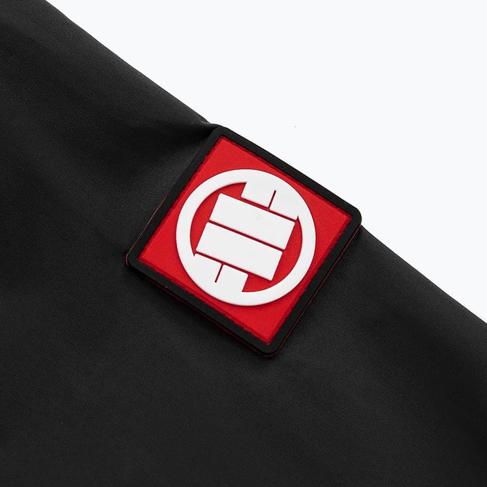 Men's Pitbull West Coast Athletic Logo Hooded Nylon jacket black 9