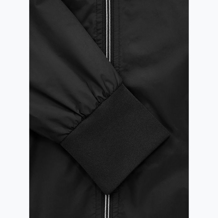 Men's Pitbull West Coast Athletic Logo Hooded Nylon jacket black 11