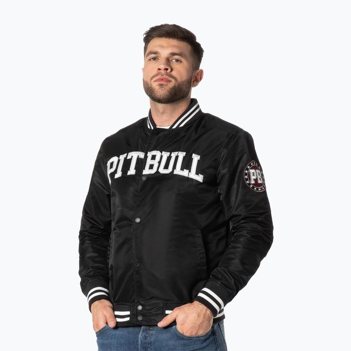 Pitbull West Coast men's Tyrian 2 Varsity jacket black