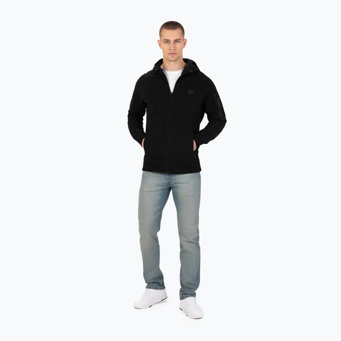 Men's sweatshirt Pitbull West Coast Hermes Hooded Zip black 2