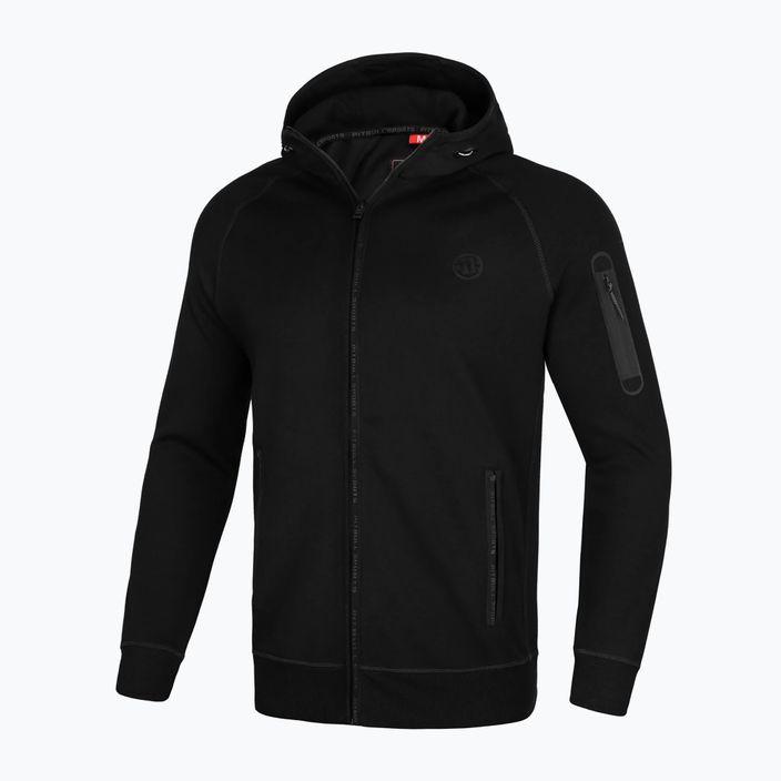 Men's sweatshirt Pitbull West Coast Hermes Hooded Zip black 4
