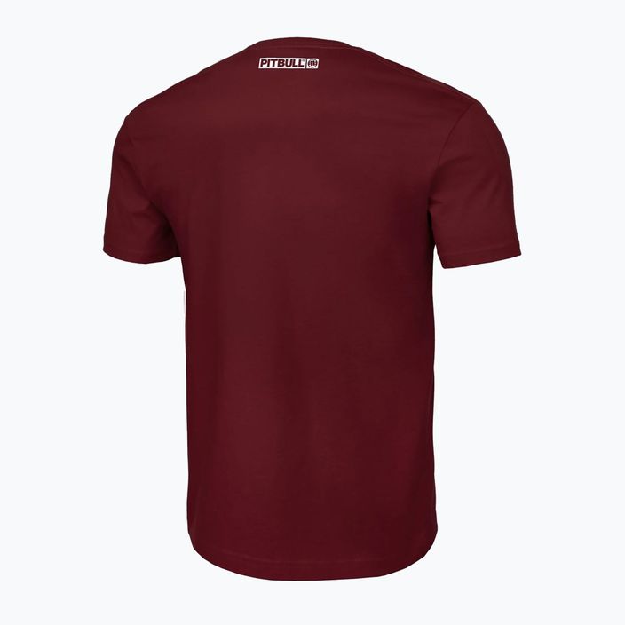 Pitbull West Coast men's Hilltop t-shirt burgundy 2