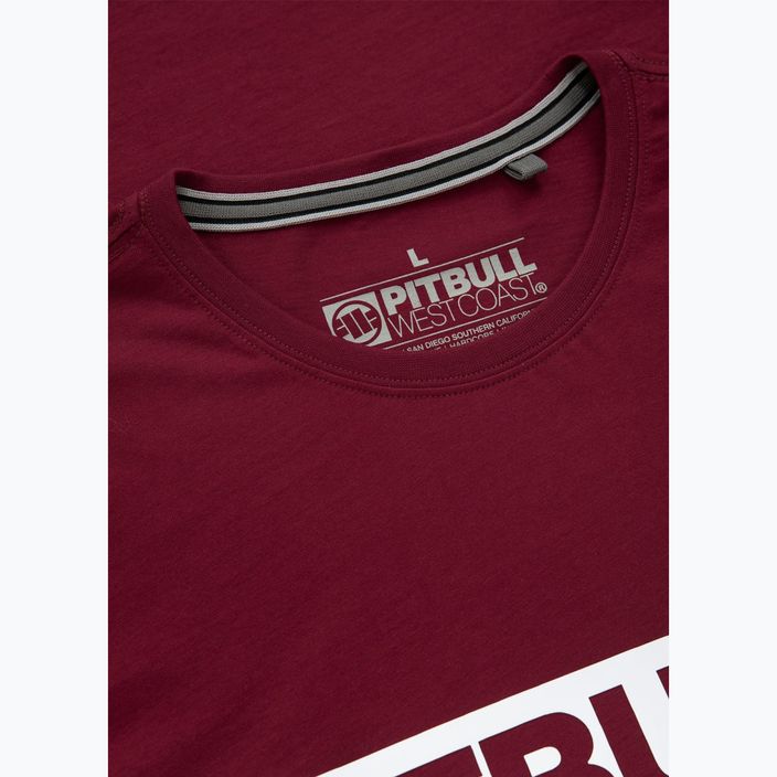 Pitbull West Coast men's Hilltop t-shirt burgundy 4