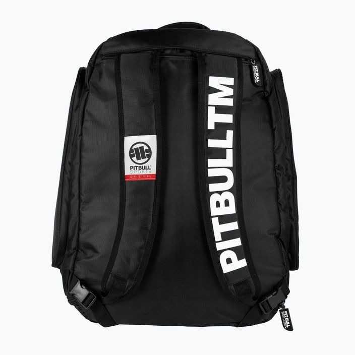 Pitbull West Coast Logo 2 Convertible 50 l training backpack black 3