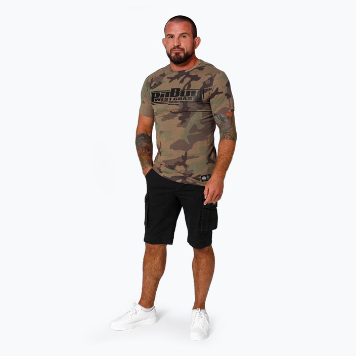 Pitbull West Coast Classic Boxing woodland camo men's t-shirt 2