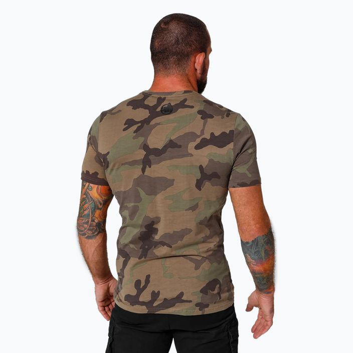 Pitbull West Coast Classic Boxing woodland camo men's t-shirt 3