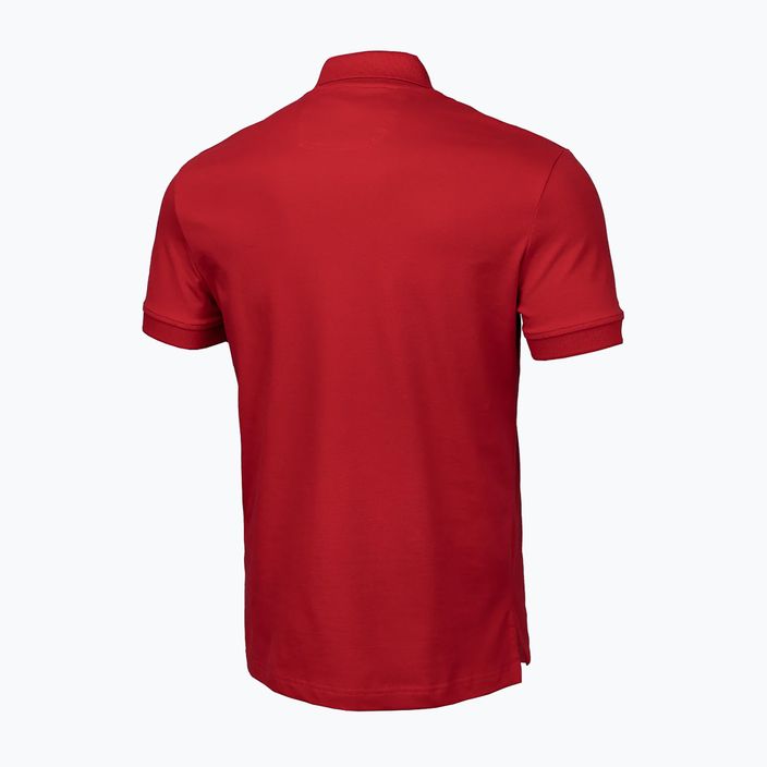 Men's polo shirt Pitbull West Coast Polo Pique Regular red 2