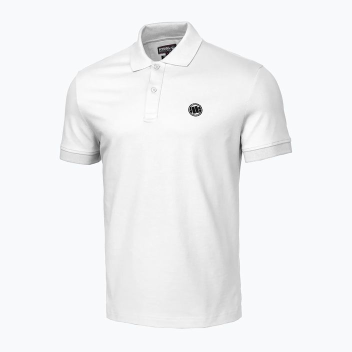 Men's polo shirt Pitbull West Coast Polo Pique Regular white