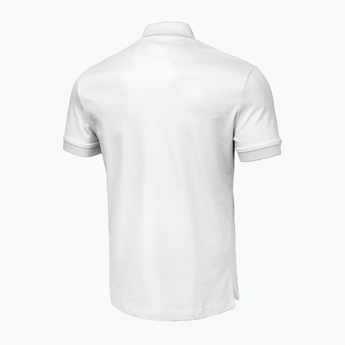 Men's polo shirt Pitbull West Coast Polo Pique Regular white 2