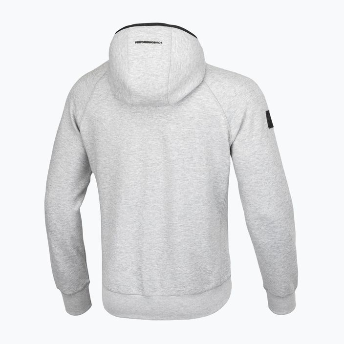 Men's Pitbull West Coast Beachfront Hooded Zip grey/melange sweatshirt 2