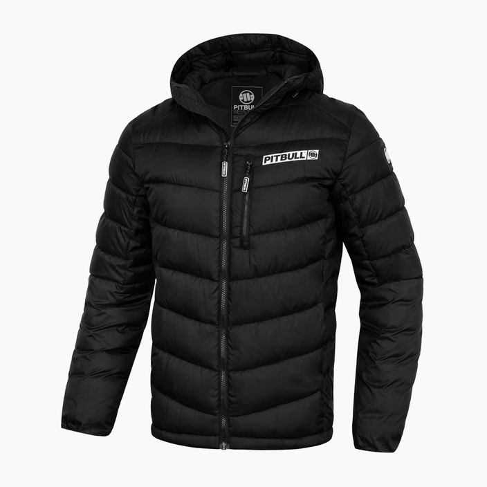 Pitbull West Coast men's winter jacket Evergold Hooded Padded black/black 4