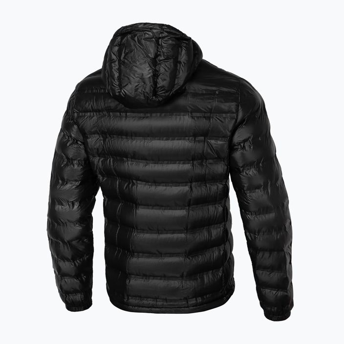 Pitbull West Coast men's winter jacket Deerfoot Hooded Padded black 2