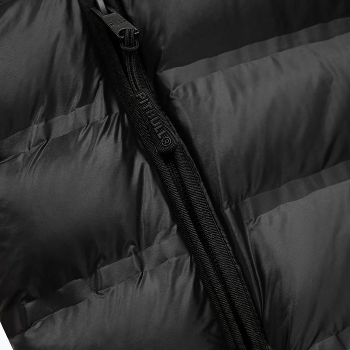 Pitbull West Coast men's winter jacket Deerfoot Hooded Padded black 6