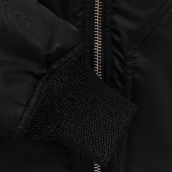 Men's Pitbull West Coast Harvest Hooded Bomber winter jacket black 11