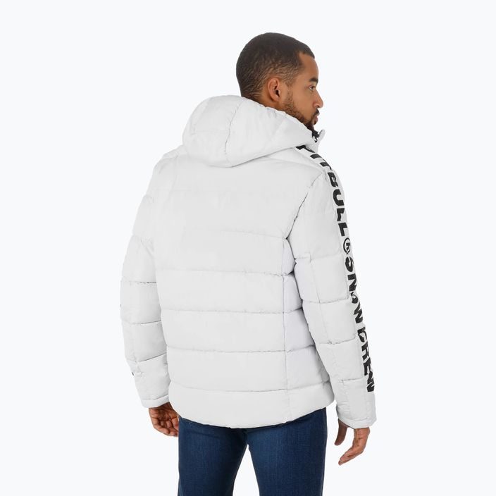 Pitbull West Coast men's Airway 4 Padded Hooded down jacket off white 3