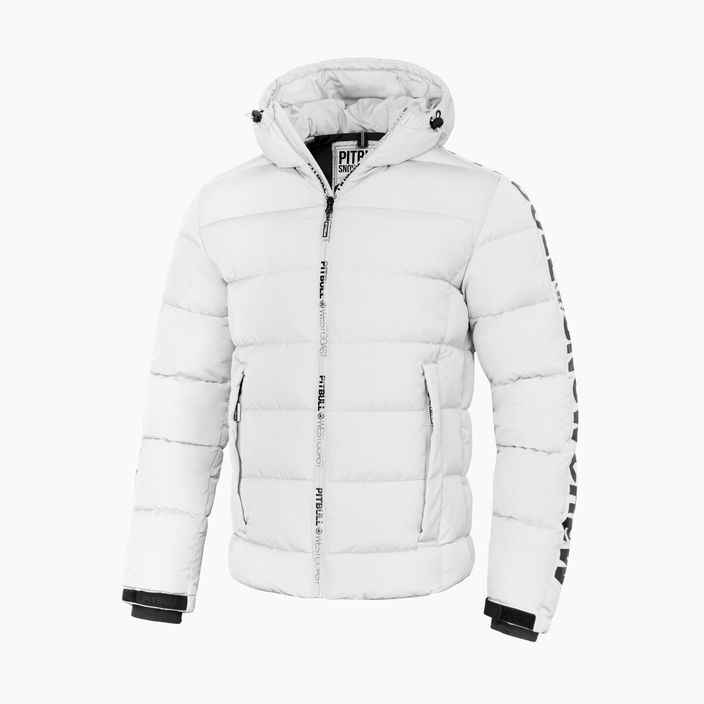 Pitbull West Coast men's Airway 4 Padded Hooded down jacket off white 4