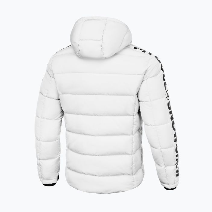 Pitbull West Coast men's Airway 4 Padded Hooded down jacket off white 5
