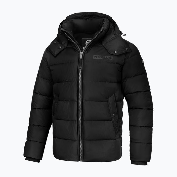 Pitbull West Coast men's winter jacket Perseus Hooded Padded black 4