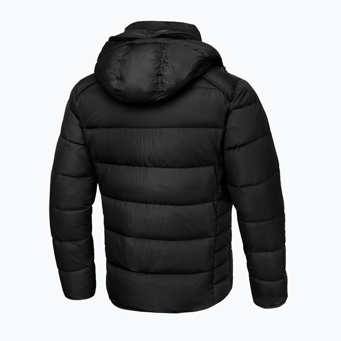 Pitbull West Coast men's winter jacket Perseus Hooded Padded black 5