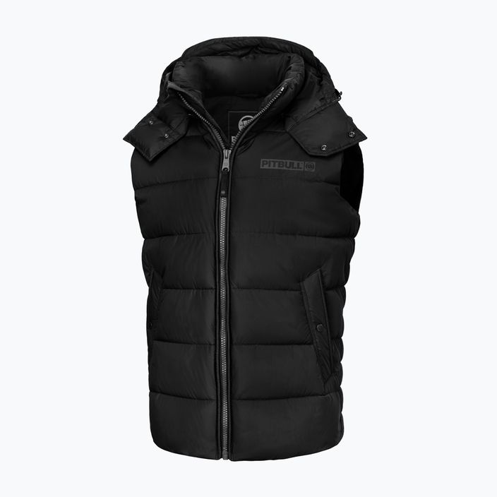 Pitbull West Coast men's winter jacket Perseus Hooded Vest black 4