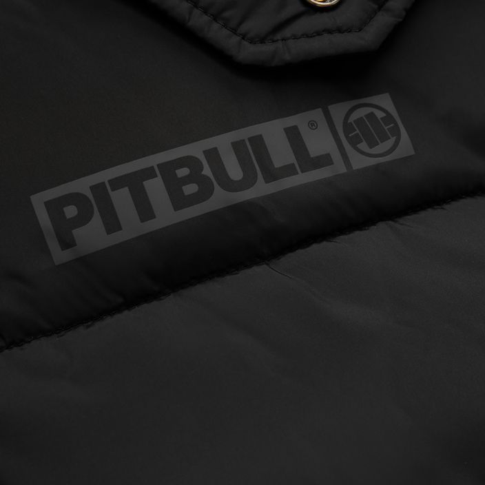 Pitbull West Coast men's winter jacket Perseus Hooded Vest black 7