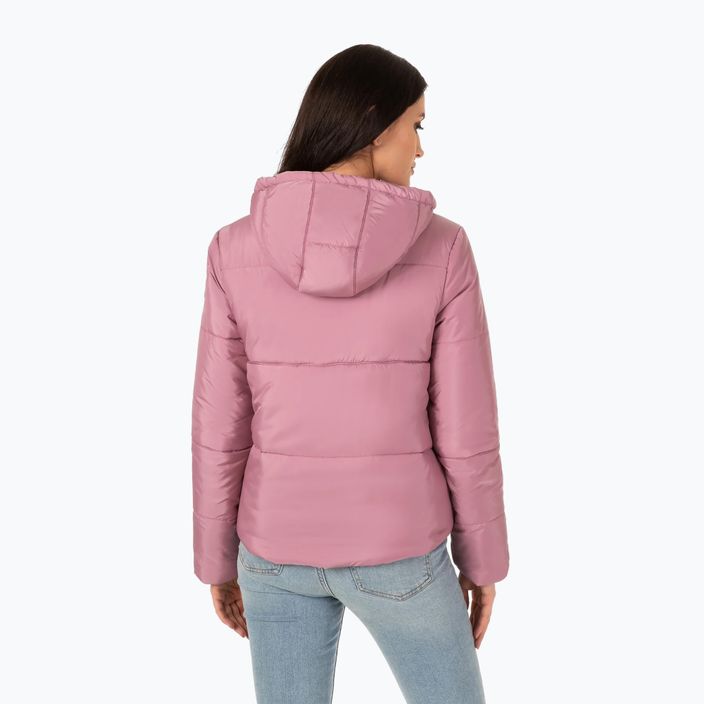 Pitbull West Coast women's winter jacket Jenell Quilted Hooded pink 2