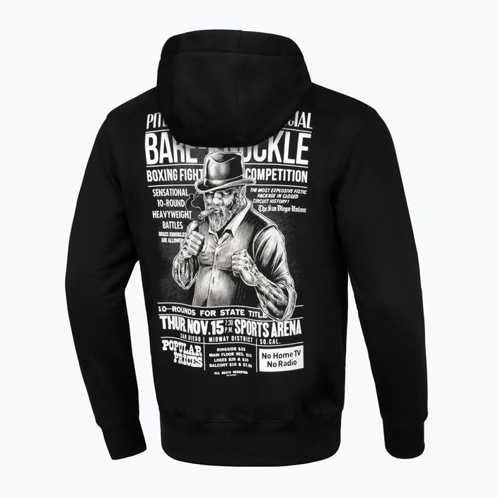 Men's Pitbull West Coast Bare Knuckle Hooded sweatshirt black 2