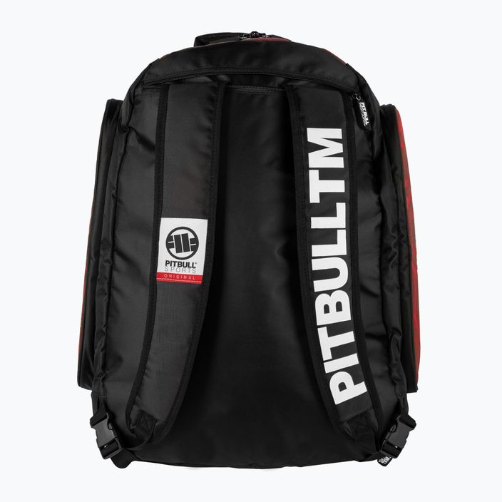 Pitbull West Coast Logo 2 Convertible 50 l training backpack red 3