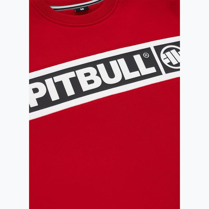 Men's Pitbull Sherwood Crewneck sweatshirt red 6