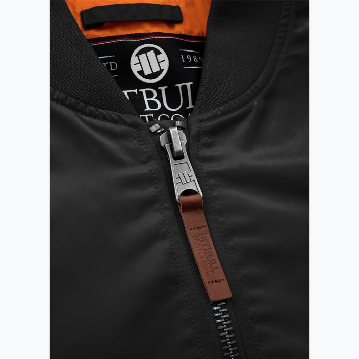 Pitbull West Coast men's jacket Ma 1 Logo Flight 2 black 4