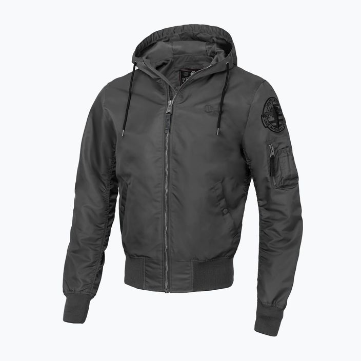 Pitbull West Coast men's Starwood 2 Hooded Flight jacket graphite 4